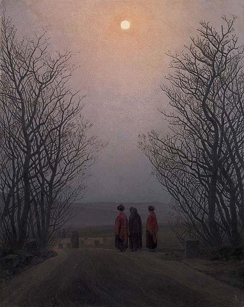 Caspar David Friedrich Easter Morning oil painting picture
